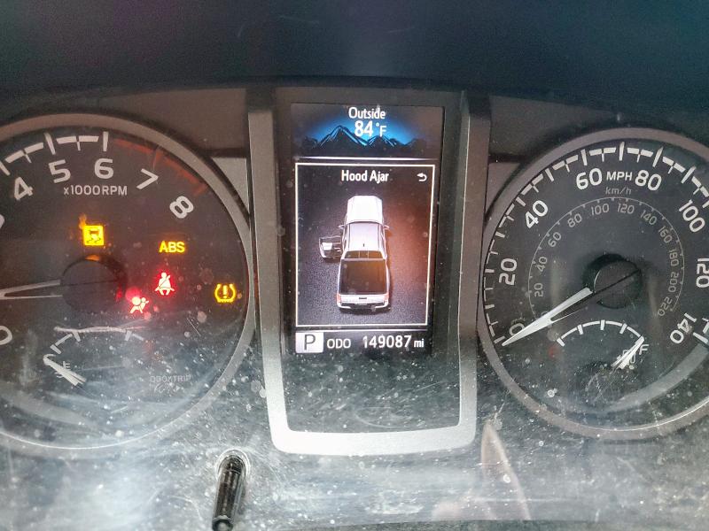 3TMCZ5AN8GM018179 - 2016 TOYOTA TACOMA DOUBLE CAB GRAY photo 9