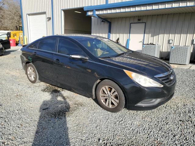 5NPEB4AC7EH885677 - 2014 HYUNDAI SONATA GLS BLACK photo 4