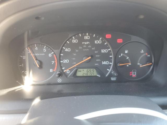 1HGCG1657YA056249 - 2000 HONDA ACCORD EX SILVER photo 9