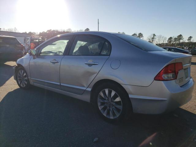 2HGFA16879H517087 - 2009 HONDA CIVIC EX SILVER photo 2