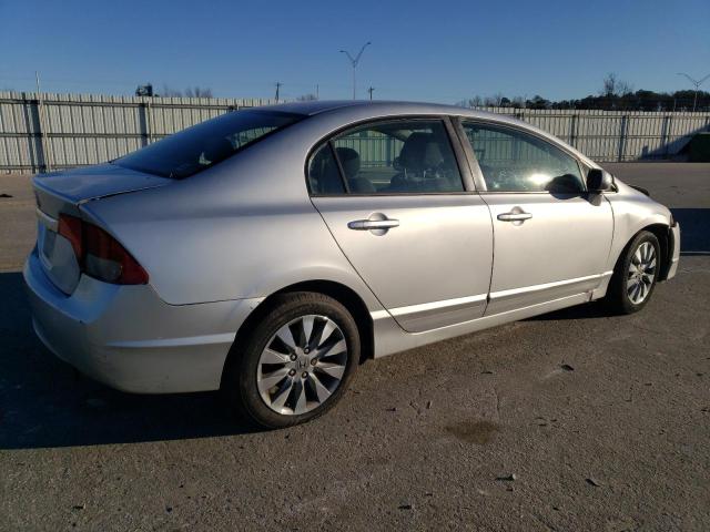 2HGFA16879H517087 - 2009 HONDA CIVIC EX SILVER photo 3