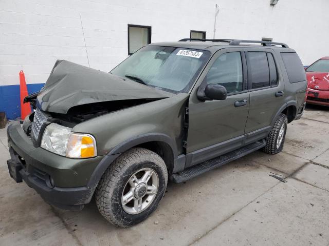 1FMZU73E53UA89780 - 2003 FORD EXPLORER XLT GREEN photo 1