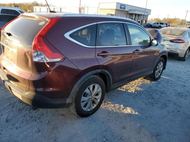 5J6RM3H74EL009637 - 2014 HONDA CR-V EXL MAROON photo 3