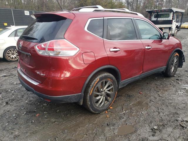 KNMAT2MV5GP684509 - 2016 NISSAN ROGUE S RED photo 3