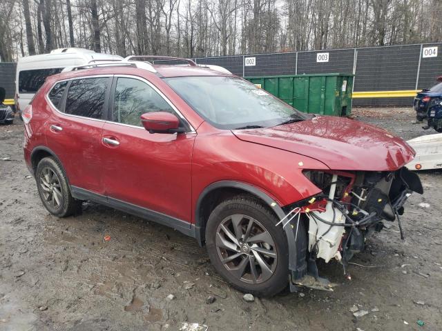 KNMAT2MV5GP684509 - 2016 NISSAN ROGUE S RED photo 4