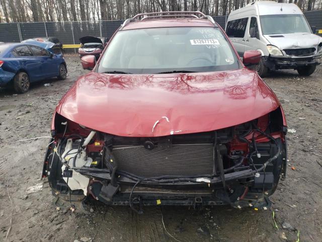 KNMAT2MV5GP684509 - 2016 NISSAN ROGUE S RED photo 5