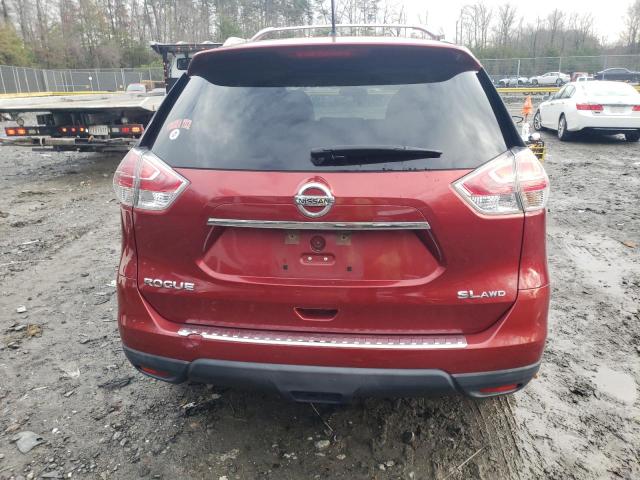 KNMAT2MV5GP684509 - 2016 NISSAN ROGUE S RED photo 6