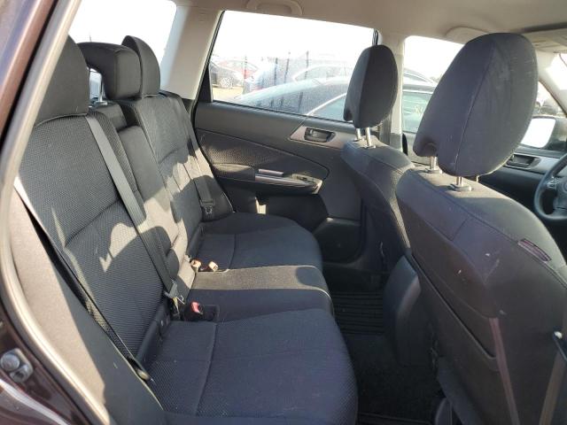 JF2SHABC5DH410672 - 2013 SUBARU FORESTER 2.5X მუქწითელი ფოტო 10