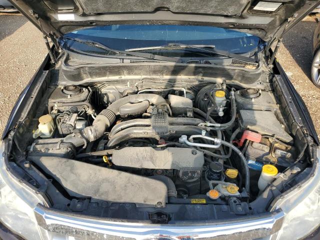 JF2SHABC5DH410672 - 2013 SUBARU FORESTER 2.5X მუქწითელი ფოტო 11