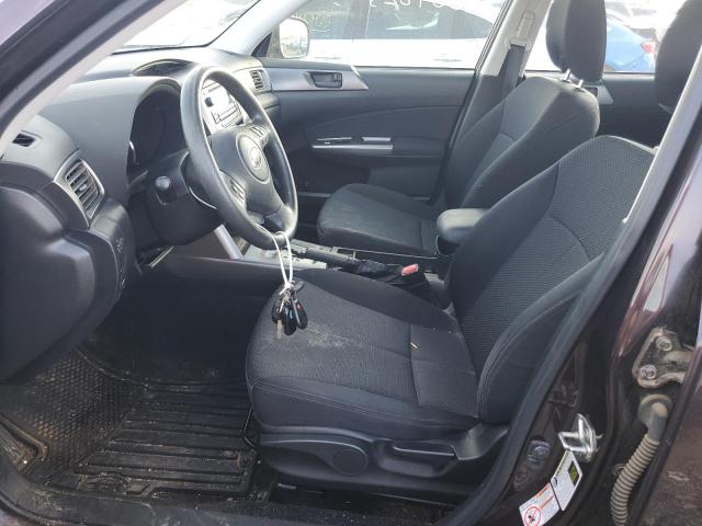 JF2SHABC5DH410672 - 2013 SUBARU FORESTER 2.5X მუქწითელი ფოტო 7