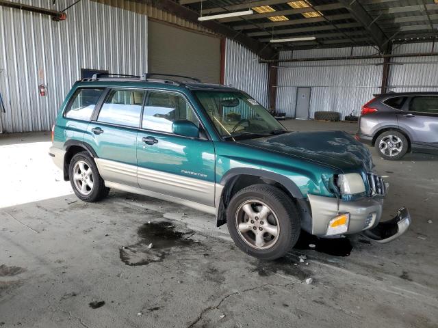 JF1SF65541H766210 - 2001 SUBARU FORESTER S Կանաչ լուսանկար 4