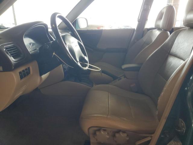 JF1SF65541H766210 - 2001 SUBARU FORESTER S Կանաչ լուսանկար 7