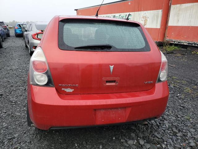 5Y2SP67869Z426934 - 2009 PONTIAC VIBE წითელი ფოტო 6