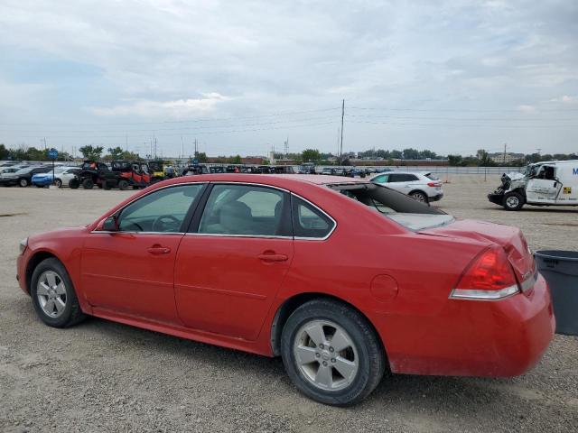 2G1WB5EKXA1193705 - 2010 CHEVROLET IMPALA LT RED photo 2