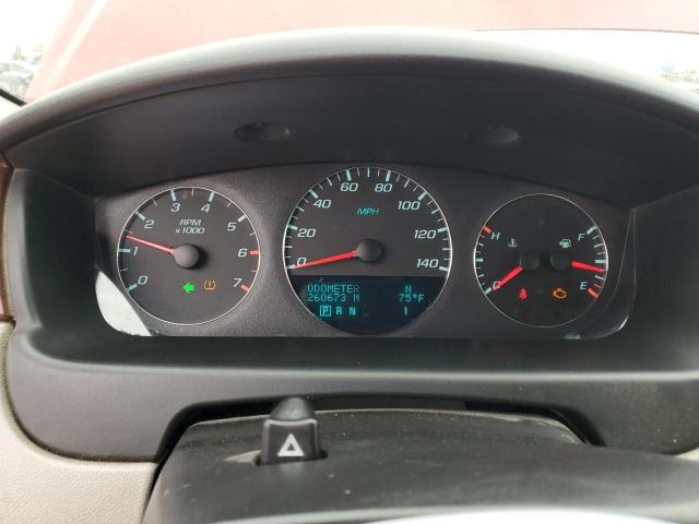 2G1WB5EKXA1193705 - 2010 CHEVROLET IMPALA LT RED photo 9