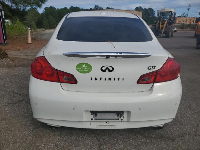 JN1CV6AP8BM301658 - 2011 INFINITI G37 BASE WHITE photo 6
