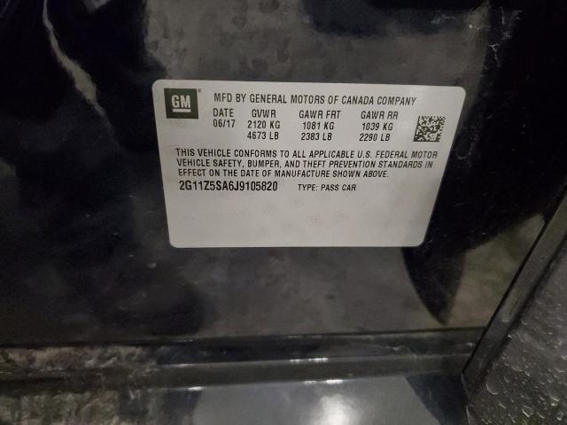 2G11Z5SA6J9105820 - 2018 CHEVROLET IMPALA LS BLUE photo 12