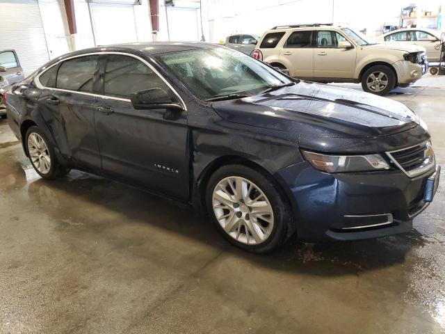 2G11Z5SA6J9105820 - 2018 CHEVROLET IMPALA LS BLUE photo 4