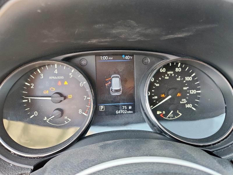 KNMAT2MT4KP526587 - 2019 NISSAN ROGUE S GRAY photo 9