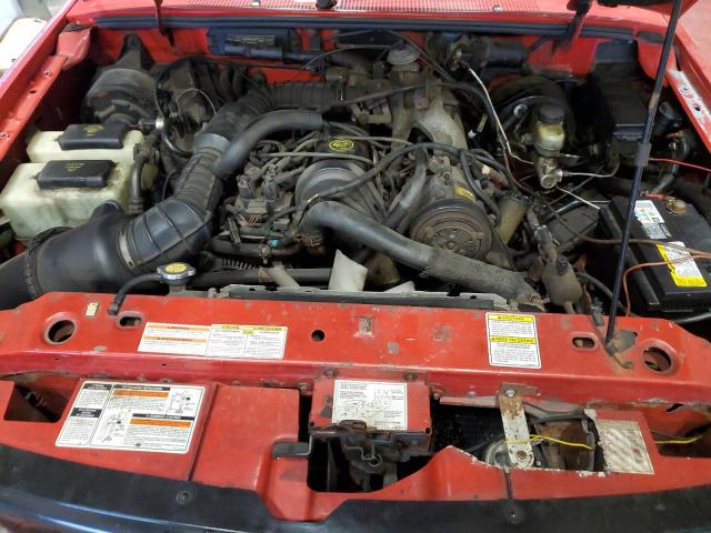 4F4CR16A8TTM43337 - 1996 MAZDA B2300 CAB PLUS RED photo 11