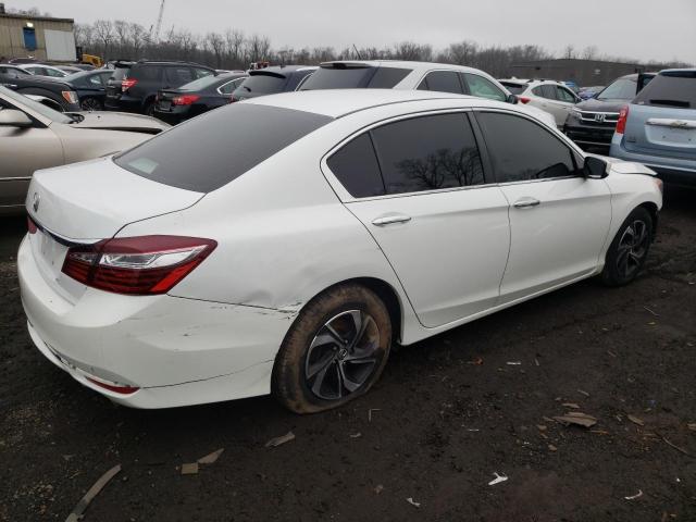 1HGCR2F39GA120725 - 2016 HONDA ACCORD LX WHITE photo 3