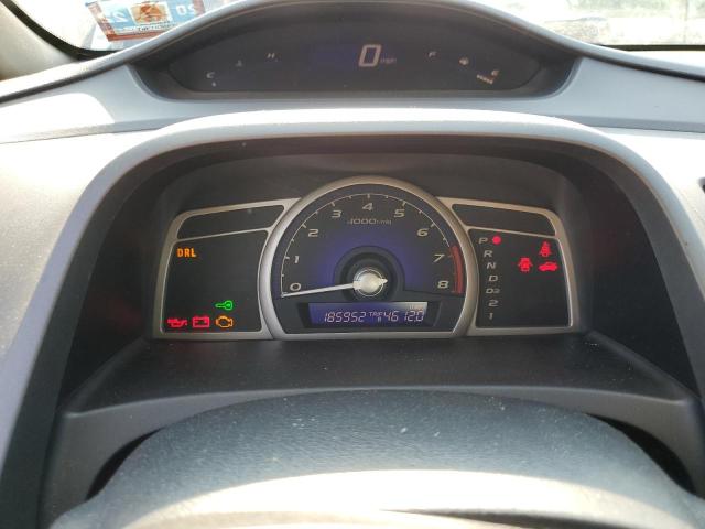 2HGFA16517H504984 - 2007 HONDA CIVIC LX SILVER photo 9