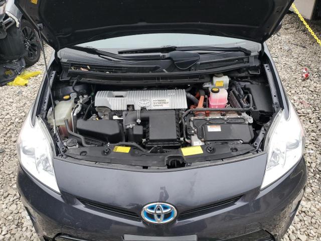 JTDKN3DU3D1686933 - 2013 TOYOTA PRIUS GRAY photo 11