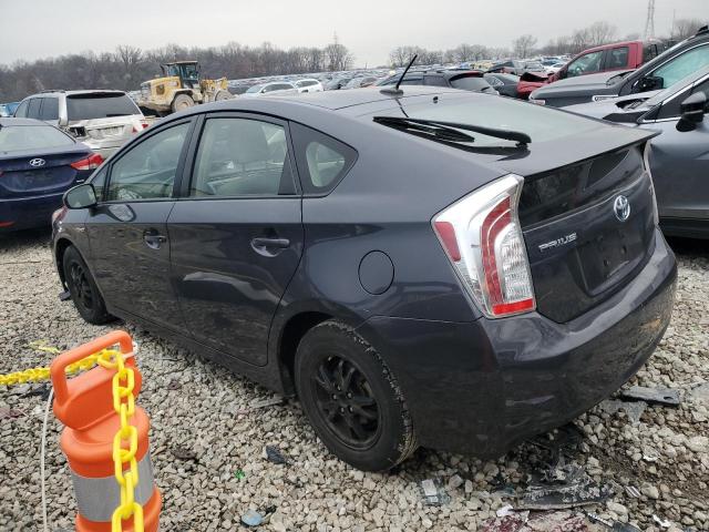 JTDKN3DU3D1686933 - 2013 TOYOTA PRIUS GRAY photo 2