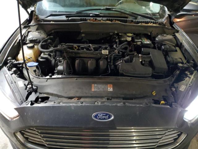 3FA6P0H78GR117705 - 2016 FORD FUSION SE GRAY photo 11