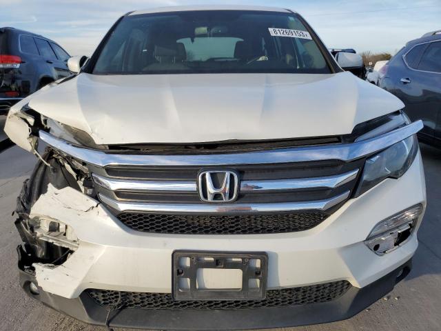 5FNYF5H53JB020292 - 2018 HONDA PILOT EXL WHITE photo 5