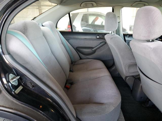 2HGES15572H594855 - 2002 HONDA CIVIC LX BLACK photo 10