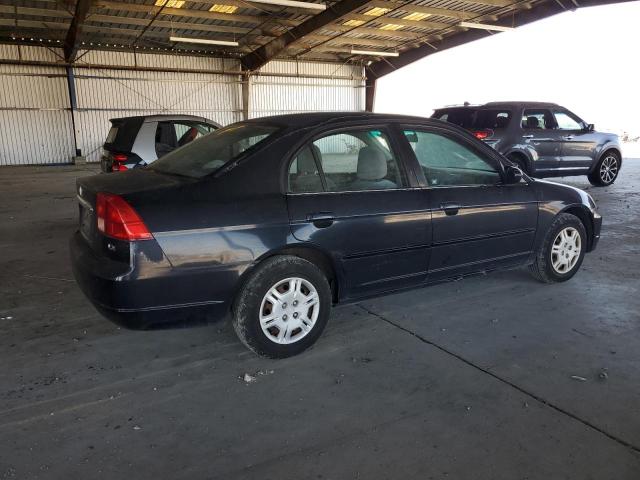 2HGES15572H594855 - 2002 HONDA CIVIC LX BLACK photo 3