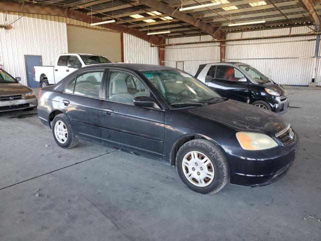 2HGES15572H594855 - 2002 HONDA CIVIC LX BLACK photo 4