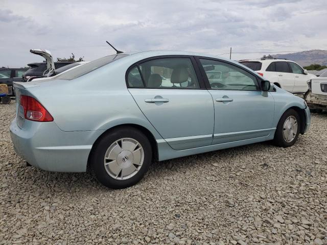 JHMFA36276S018833 - 2006 HONDA CIVIC HYBRID 蓝色 照片 3