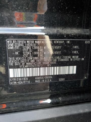 4T3LWRFV2SU179613 - 2025 TOYOTA RAV4 LE Чорний фото 13