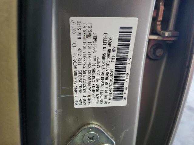 JHLRE38598C006015 - 2008 HONDA CR-V EX BEIGE photo 14