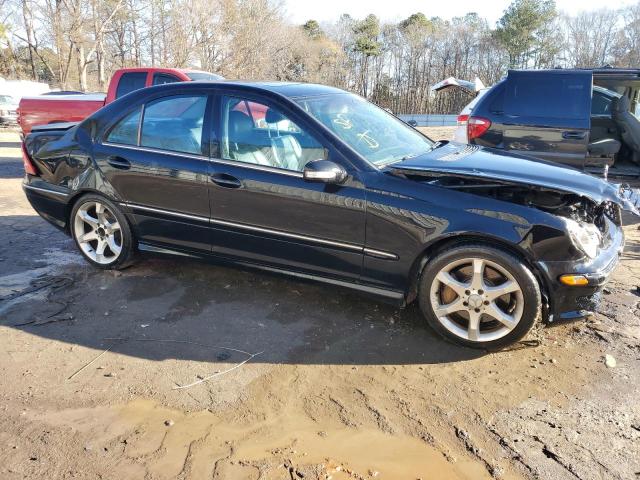 WDBRF52H67F888071 - 2007 MERCEDES-BENZ C 230 BLACK photo 4