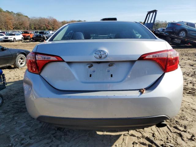 5YFBURHE5HP641163 - 2017 TOYOTA COROLLA L SILVER photo 6