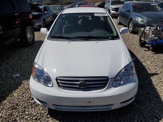 JTDBR32E042027783 - 2004 TOYOTA COROLLA CE თეთრი ფოტო 5