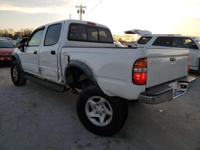 5TEGM92N01Z831063 - 2001 TOYOTA TACOMA DOUBLE CAB PRERUNNER WHITE photo 2