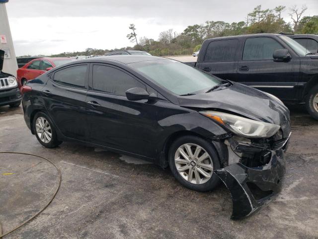 KMHDH4AE2EU165202 - 2014 HYUNDAI ELANTRA SE BLACK photo 4