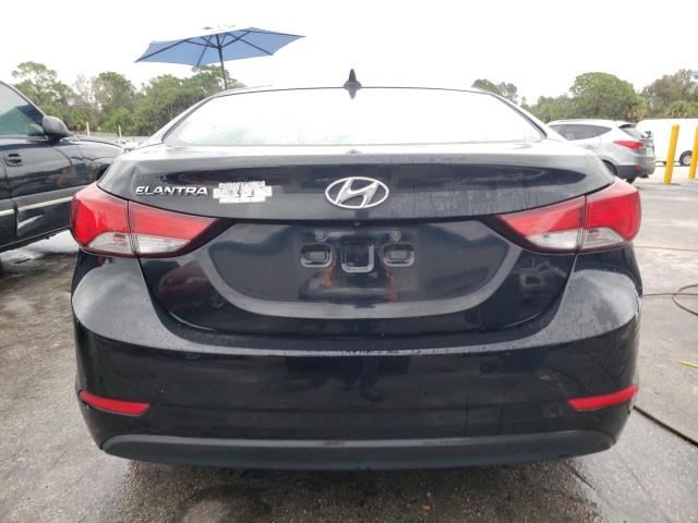 KMHDH4AE2EU165202 - 2014 HYUNDAI ELANTRA SE BLACK photo 6