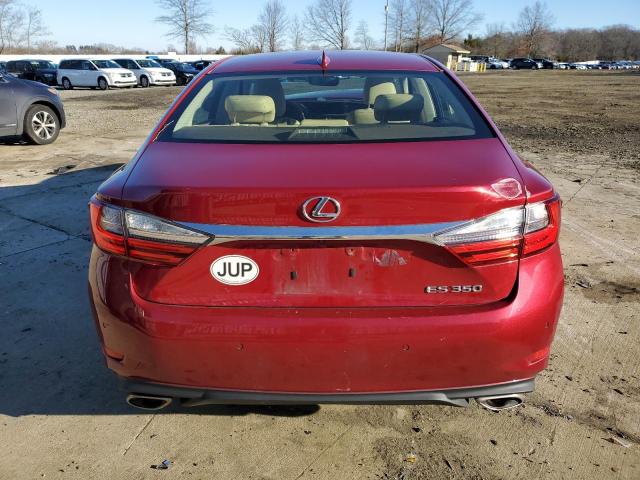 JTHBK1GG0G2211448 - 2016 LEXUS ES 350 RED photo 6