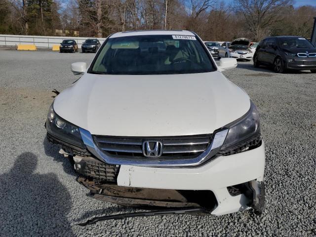 1HGCR2F80DA046148 - 2013 HONDA ACCORD EXL WHITE photo 5