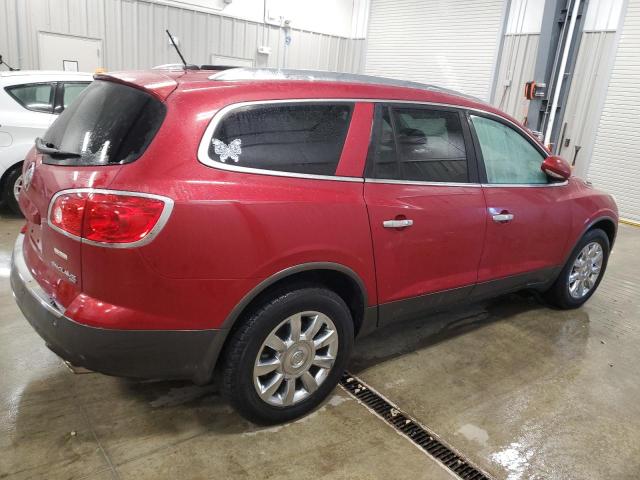 5GAKVCED1CJ137049 - 2012 BUICK ENCLAVE RED photo 3