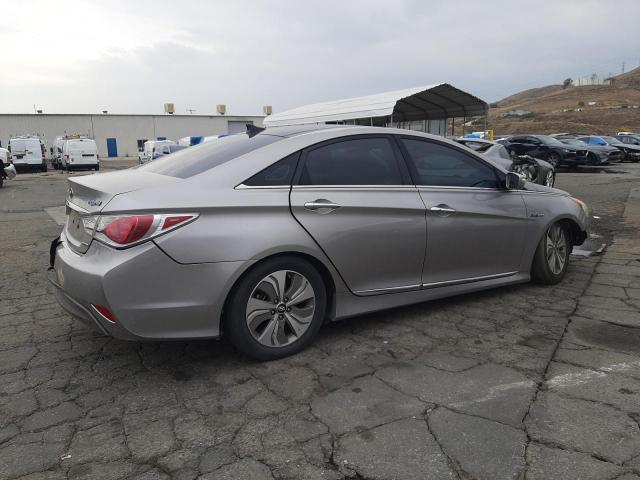 KMHEC4A44DA075950 - 2013 HYUNDAI SONATA HYBRID SILVER photo 3