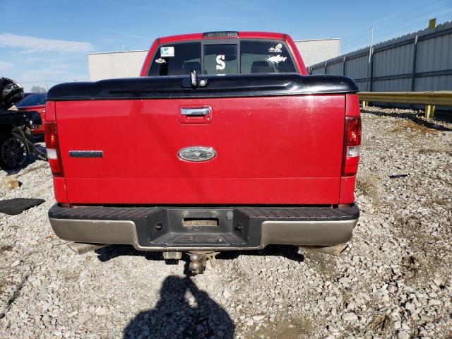 1FTPW14505FA63886 - 2005 FORD F150 SUPERCREW RED photo 6