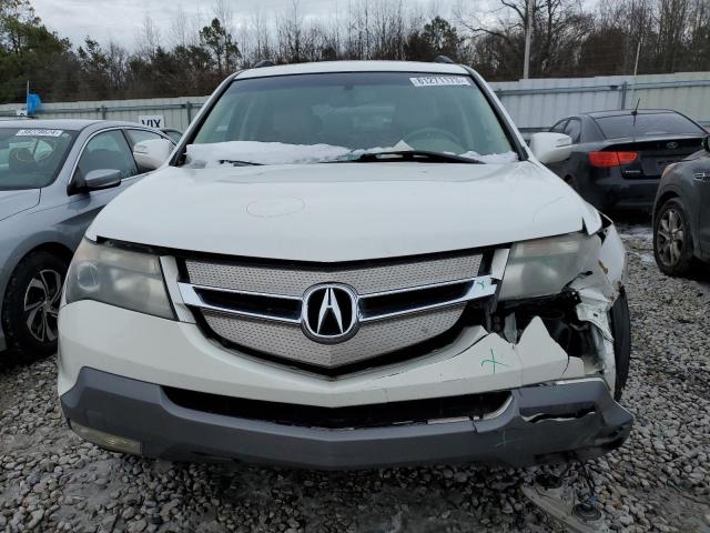 2HNYD28258H518082 - 2008 ACURA MDX WHITE photo 5