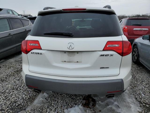 2HNYD28258H518082 - 2008 ACURA MDX WHITE photo 6