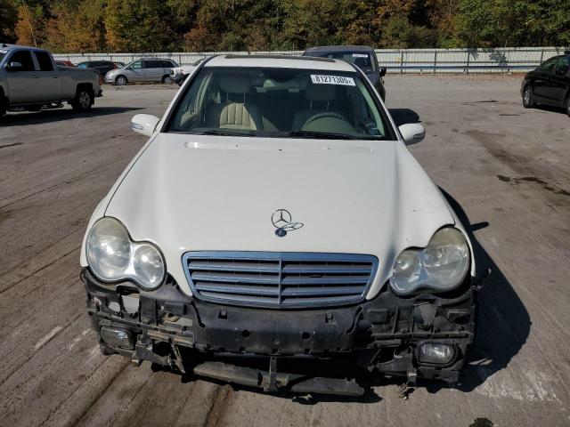 WDBRF92H97F876939 - 2007 MERCEDES-BENZ C 280 4MATIC WHITE photo 5